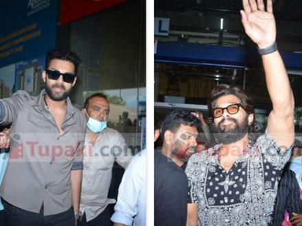 Ghani Grand Pre Release Stills At Airport